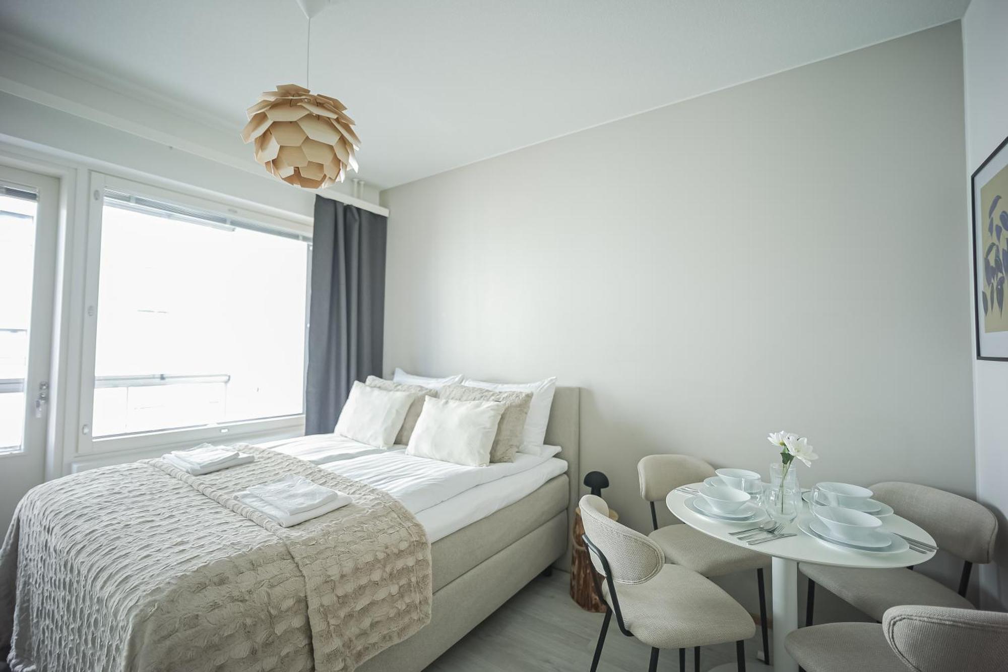 Aurora Apartments By Booklapland Рованиеми Экстерьер фото